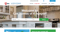 Desktop Screenshot of luvhomeskingsport.com